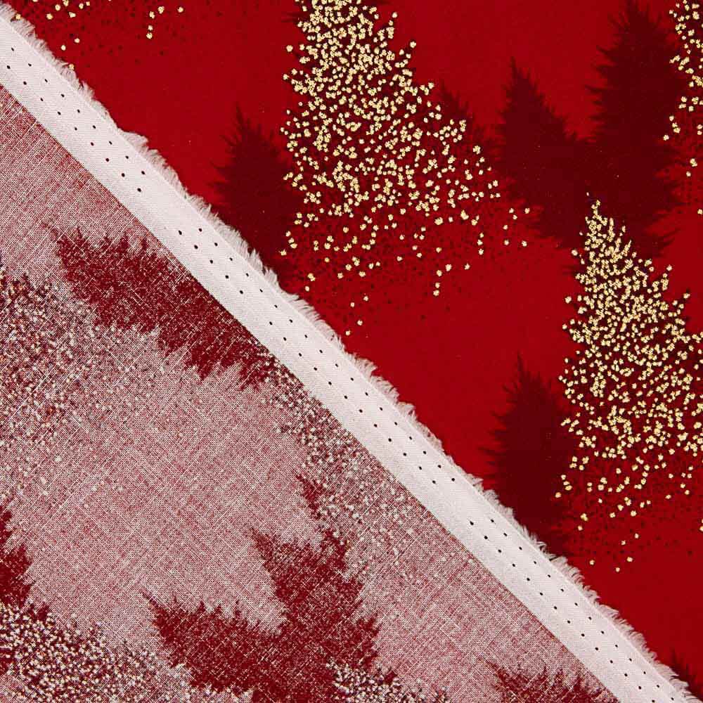 Popeline Algodão Abeto Vermelho - Ribes y Casals