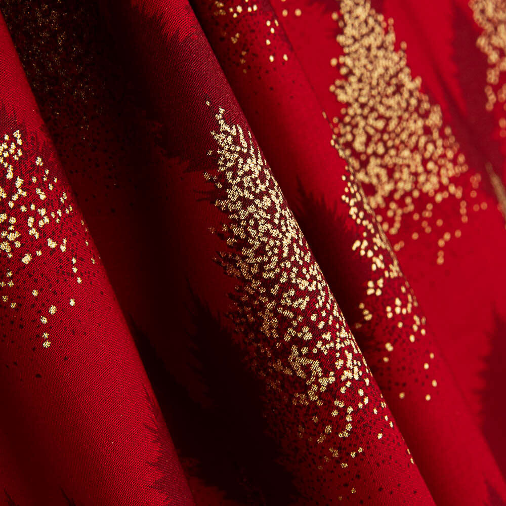 Popeline Algodão Abeto Vermelho - Ribes y Casals