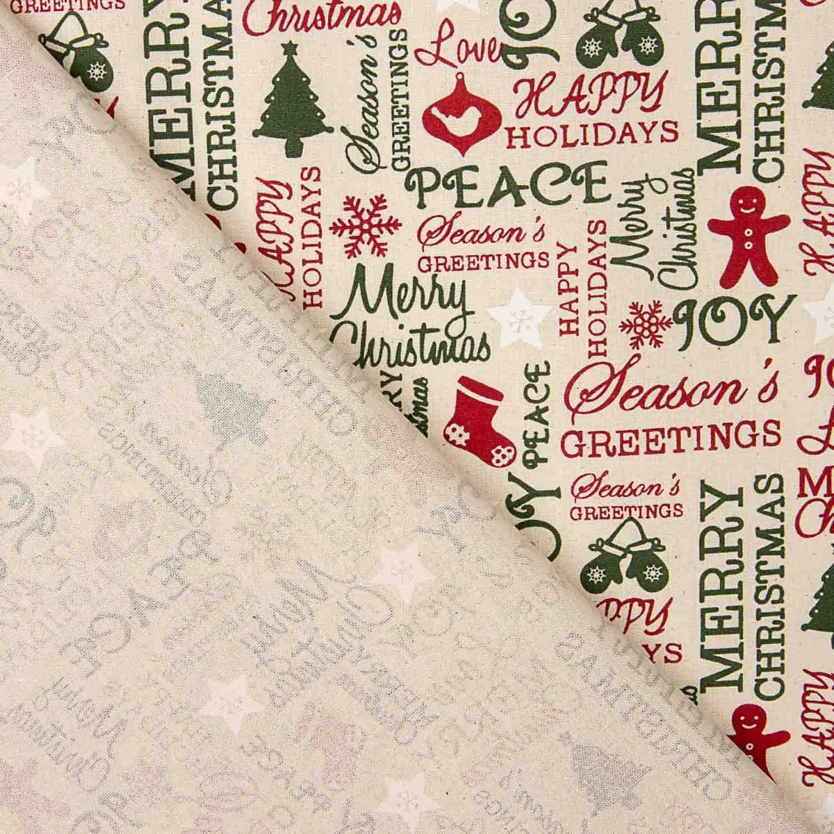 Popeline Natal Hou Cru - Ribes y Casals