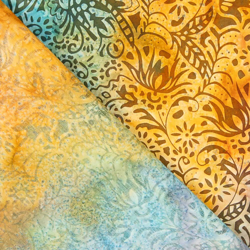 Popeline Batik Malabo Multicolorido - Ribes y Casals