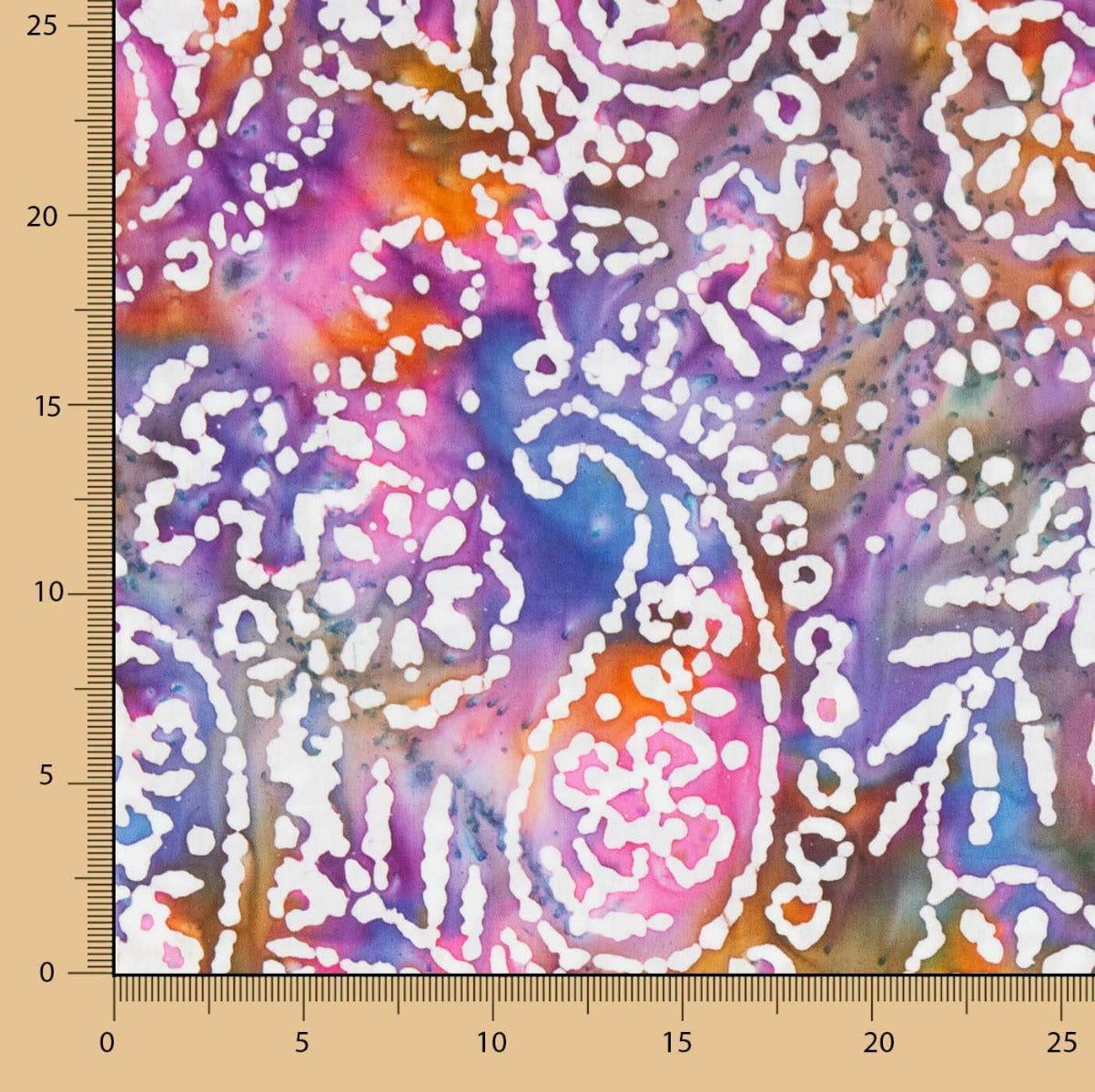 Popeline Batik Yaoundé Rosa - Ribes y Casals