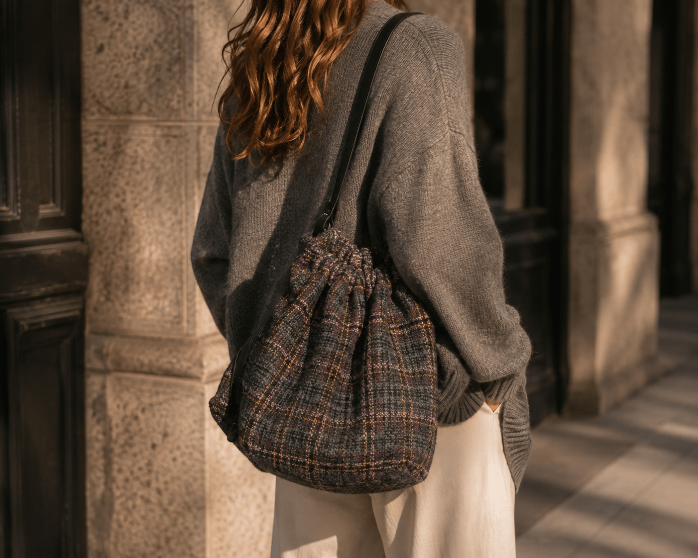 Tweed de lã Balmoral xadrez - Ribes y Casals