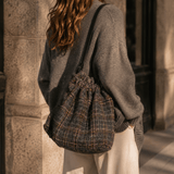 Tweed de lã Balmoral xadrez - Ribes y Casals