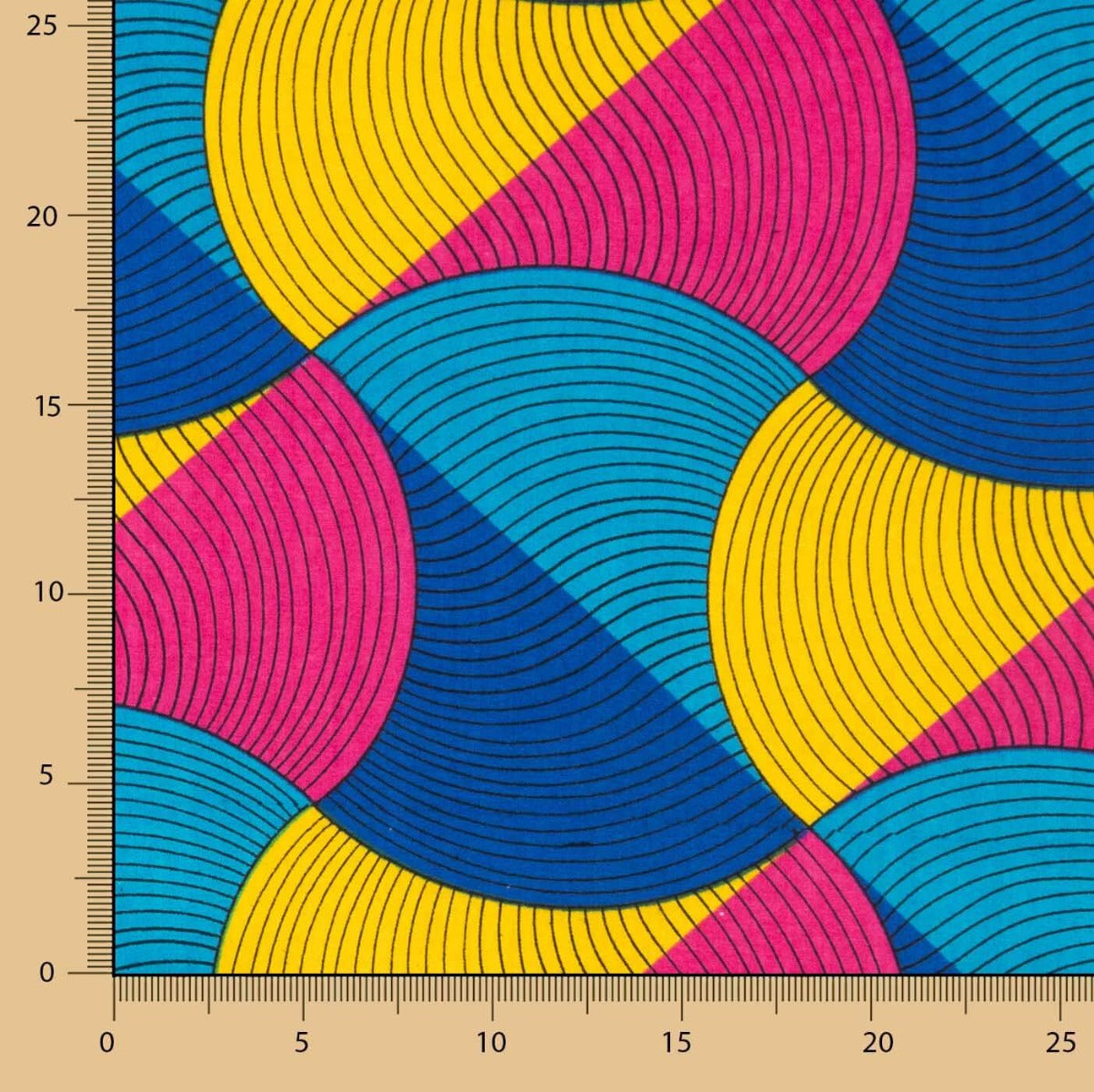 Tecido WAX Asante - Ribes y Casals