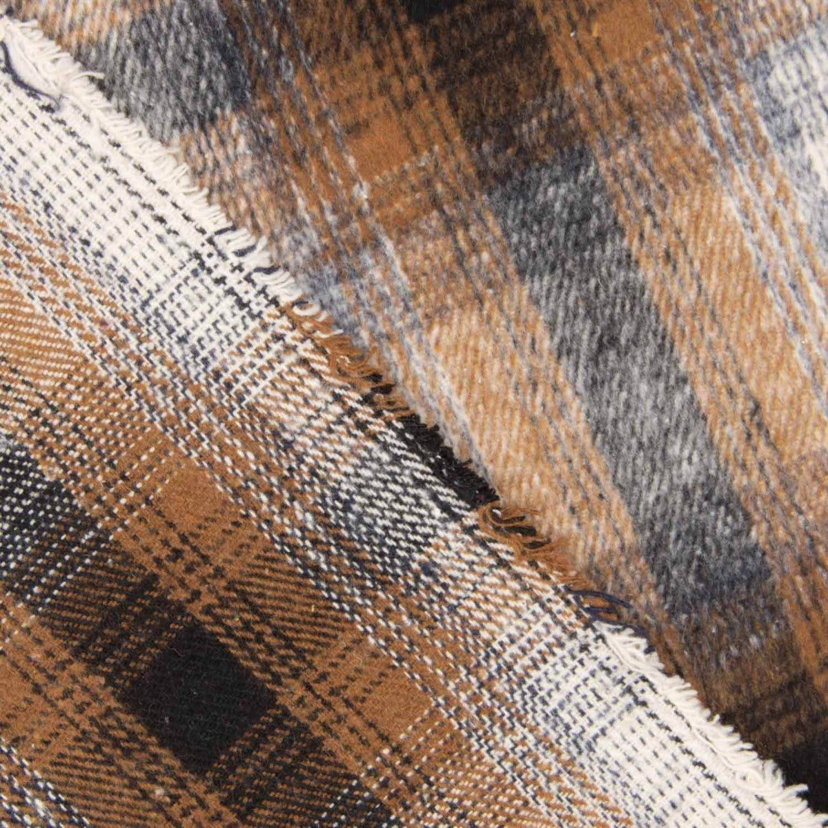 Mouflon Xadrez Camelo, Cinza e Cru - Ribes y Casals