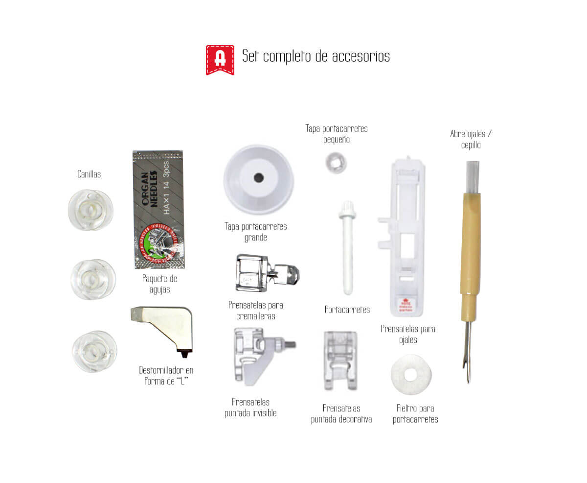 Máquina de Costura Alfa Next100 - Ribes y Casals