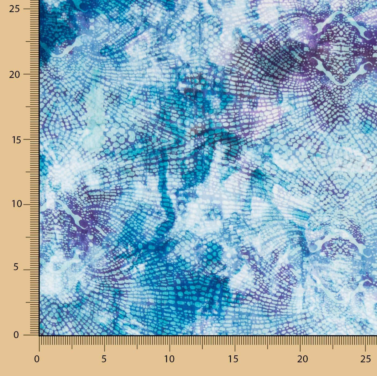 Popeline Batik Yuba Azul - Ribes y Casals