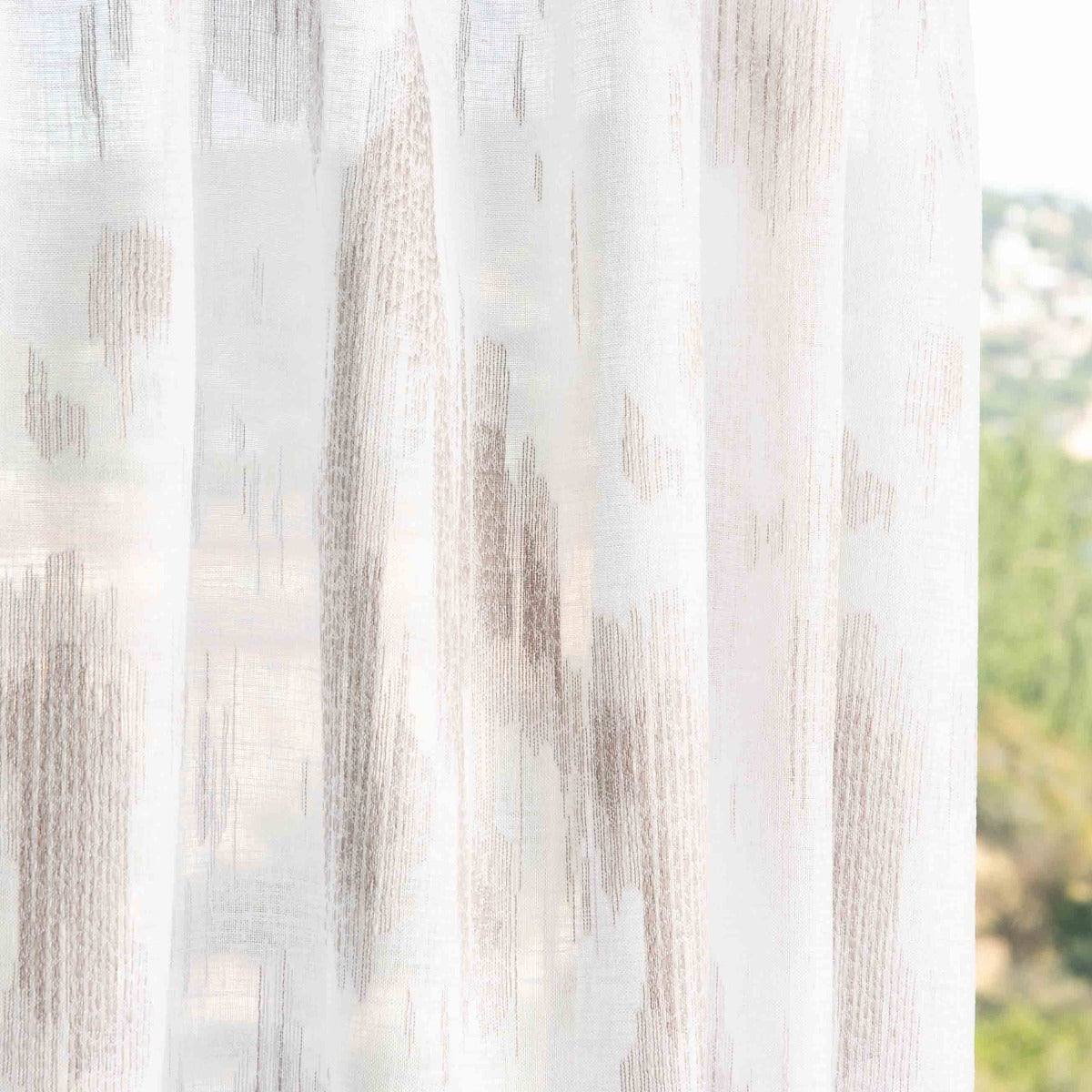 Cortina Jacquard Nuvem Cinza - Ribes y Casals