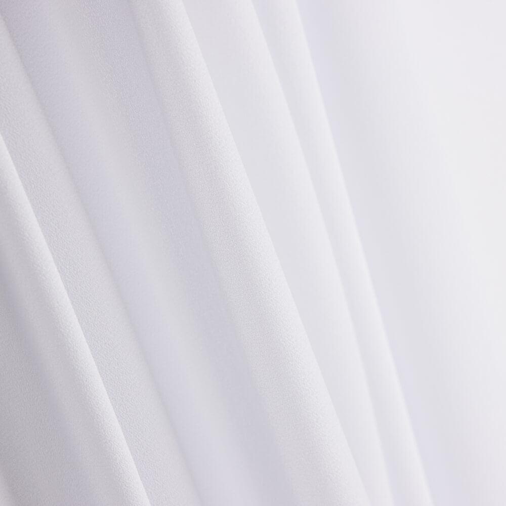 Georgette Poliéster Gala Branco - Ribes y Casals