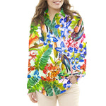 Cetim Seda Natural Estampa Floral Azul - Ribes y Casals