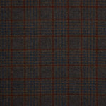 Poncho de lã xadrez vermelho - Ribes y Casals