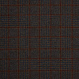 Poncho de lã xadrez vermelho - Ribes y Casals