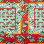 Cetim de poliéster estampado Safari Tropical - Ribes y Casals