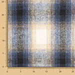 Mouflon Xadrez Azul, Cru e Bege - Ribes y Casals