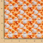 Popeline Algodão Casper Laranja - Ribes y Casals