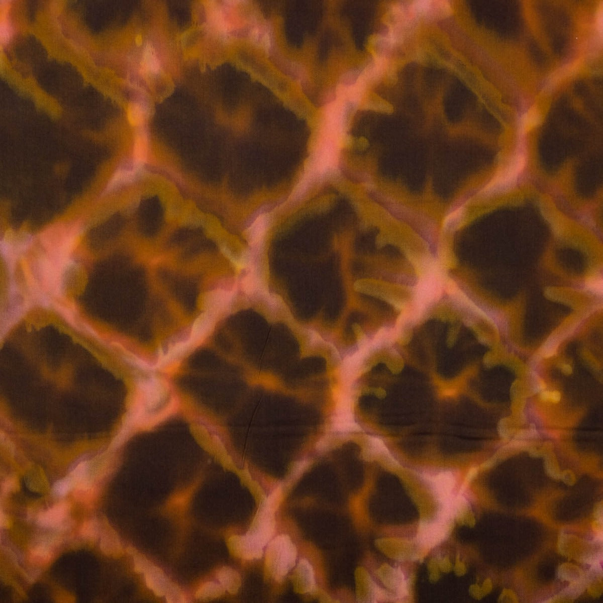 Satén de Viscosa Tie-Dye Fuego - Ribes y Casals