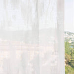 Cortina Jacquard Nuvem Branco Natural - Ribes y Casals