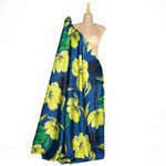 Cetim Estampado Clarence Azul - Ribes y Casals