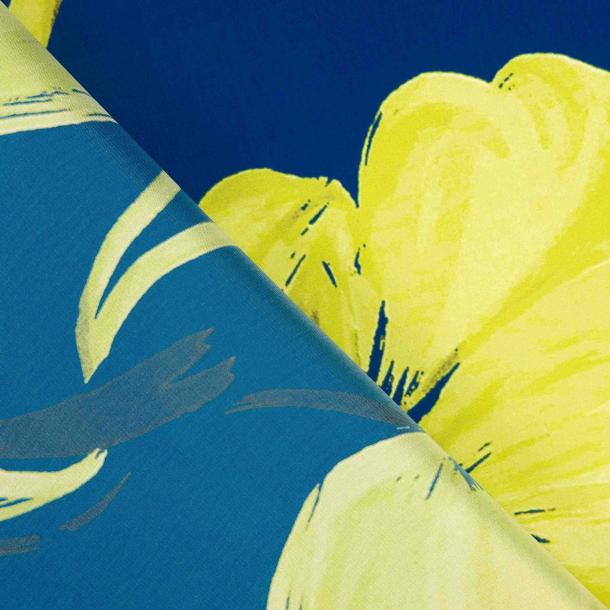 Cetim Estampado Clarence Azul - Ribes y Casals