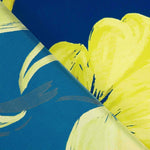 Cetim Estampado Clarence Azul - Ribes y Casals