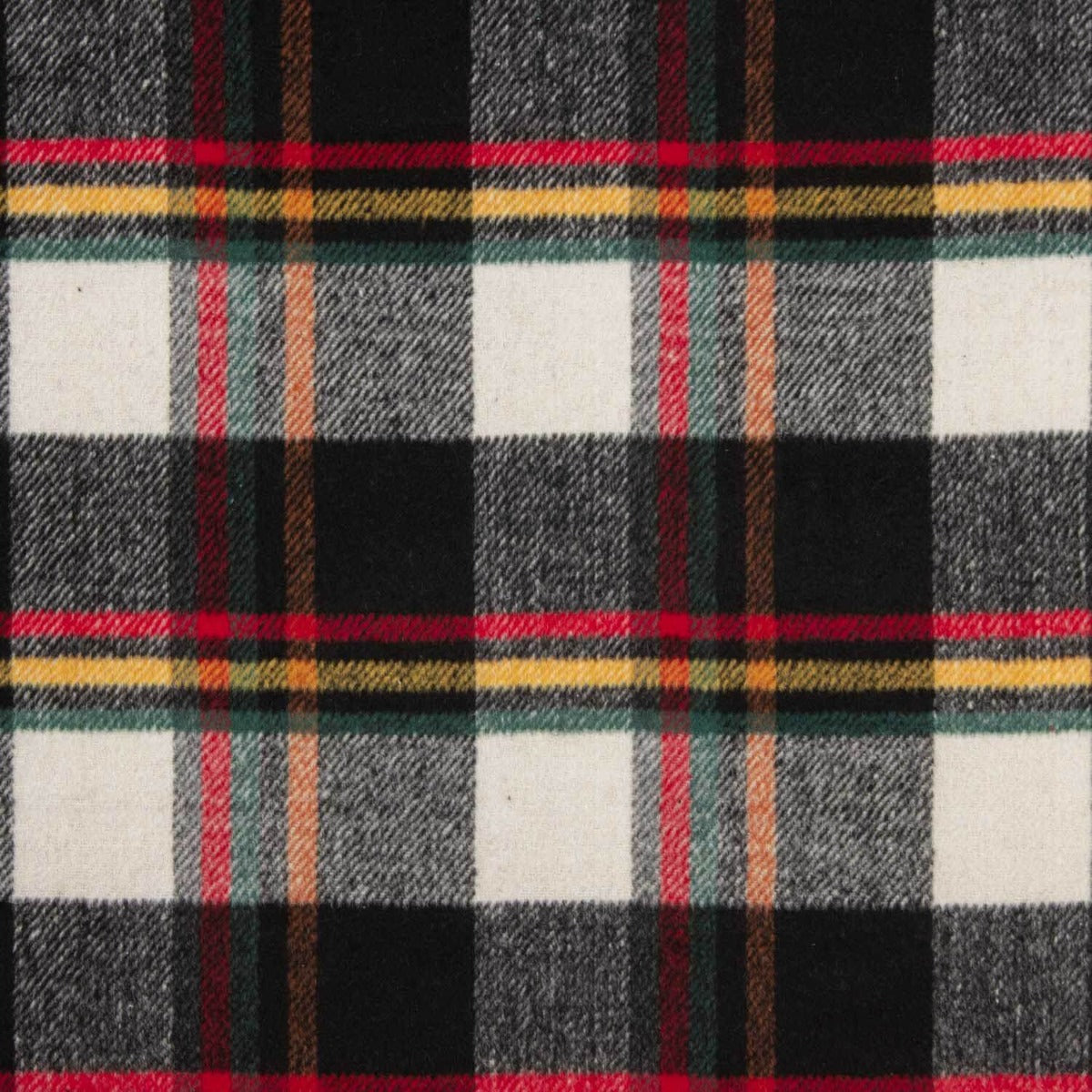 Mouflon Xadrez Tartan Preto, Branco e Vermelho - Ribes y Casals