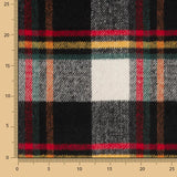 Mouflon Xadrez Tartan Preto, Branco e Vermelho - Ribes y Casals