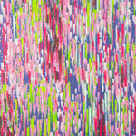 Gasa Georgette Lúrex Neón Abstracto - Ribes y Casals