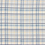 Voile Algodão Check Breeze Blue - Ribes y Casals