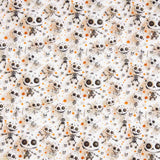 Popeline Algodão Skeleton - Ribes y Casals