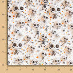 Popeline Algodão Skeleton - Ribes y Casals