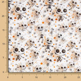 Popeline Algodão Skeleton - Ribes y Casals