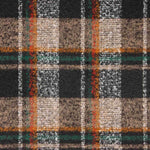 Tecido de Casaco Xadrez Marrom - Ribes y Casals