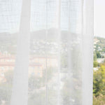 Cortina Lisa Branco Natural - Ribes y Casals