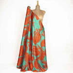 Cetim Estampado Silvana Verde - Ribes y Casals