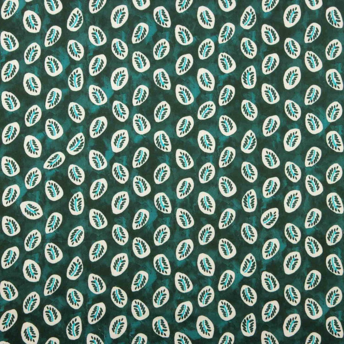 Retalho de cetim de viscose verde selva 70 x 145 cm - Ribes y Casals