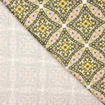 Retal Viscosa Tile Garden Olive 125x145 cm - Ribes y Casals