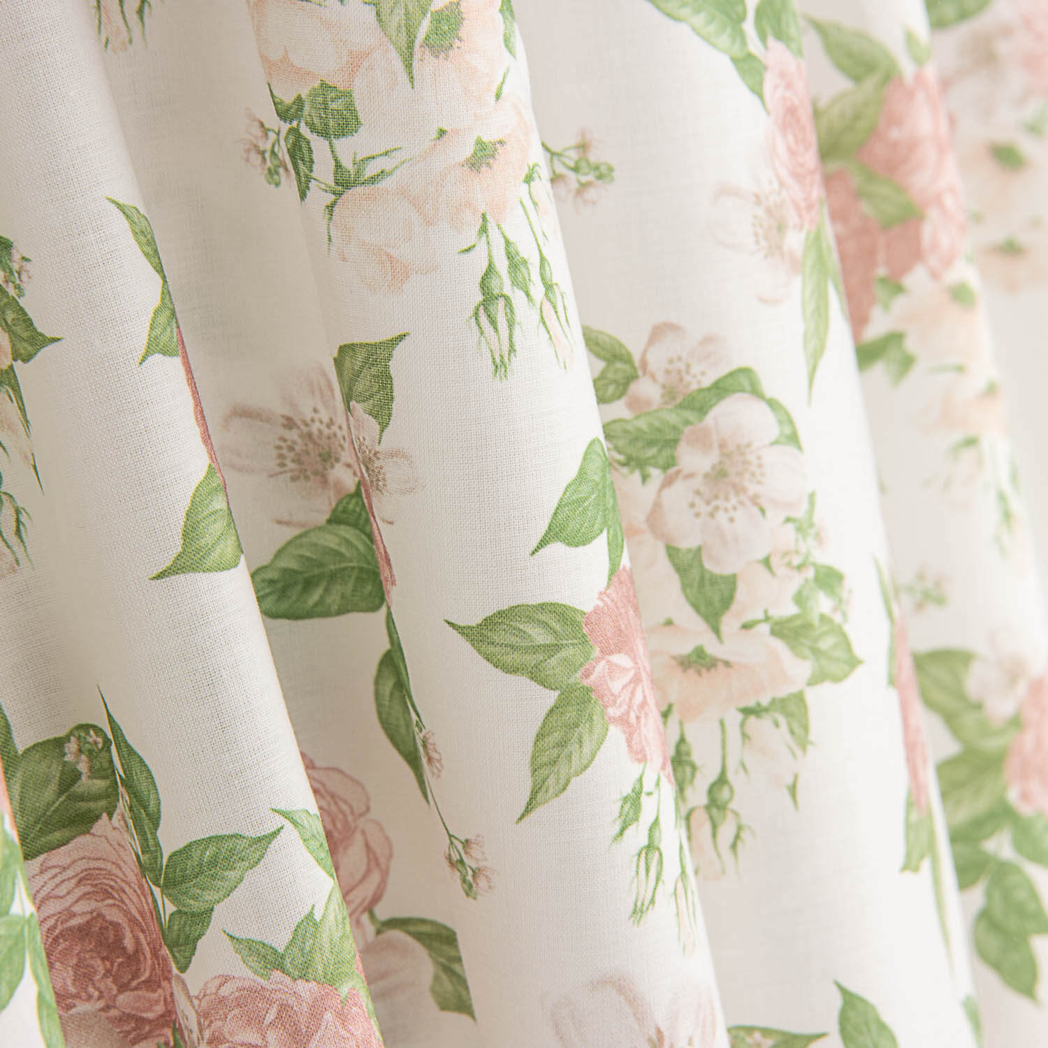 Popeline de algodão Rosas Vintage - Ribes y Casals