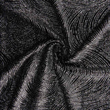 Veludo ElásticoGlitter Geo Preto - Ribes y Casals