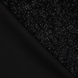 Veludo Elástico Glitter Preto - Ribes y Casals