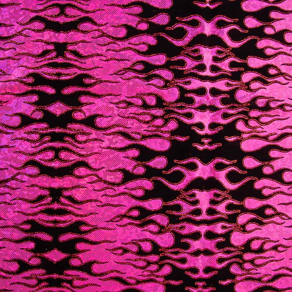 Lycra Flocada Trash Fúcsia - Ribes y Casals