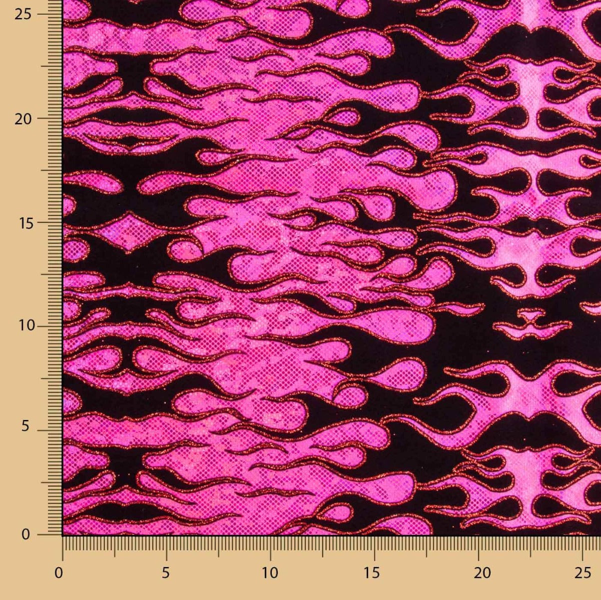 Lycra Flocada Trash Fúcsia - Ribes y Casals