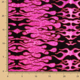 Lycra Flocada Trash Fúcsia - Ribes y Casals