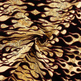 Lycra Flocada Trash Dourada - Ribes y Casals