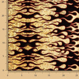 Lycra Flocada Trash Dourada - Ribes y Casals