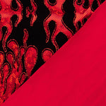 Lycra Flocada Trash Vermelho - Ribes y Casals