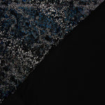 Lycra Flocada Animal Preta - Ribes y Casals