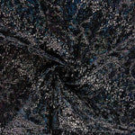 Lycra Flocada Animal Preta - Ribes y Casals