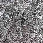 Lycra Flocada Animal Prata - Ribes y Casals