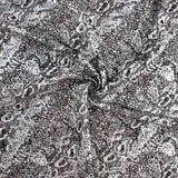 Lycra Flocada Animal Prata - Ribes y Casals