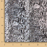 Lycra Flocada Animal Prata - Ribes y Casals